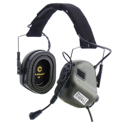 Earmor - Aktywne ochronniki słuchu M32X-MOD4 - Foliage Green