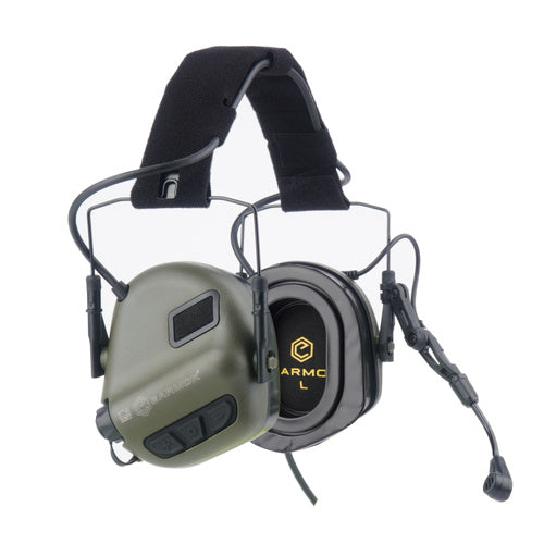 Earmor - Aktywne ochronniki słuchu M32X-MOD4 - Foliage Green