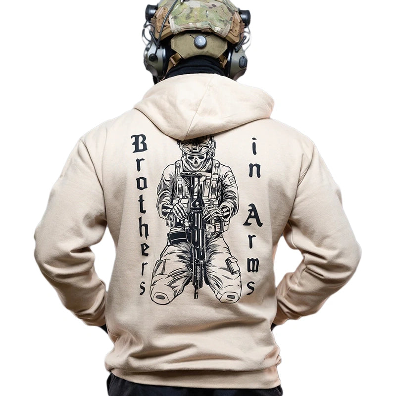 Bluza Hoodie Brothers In Arms Sand