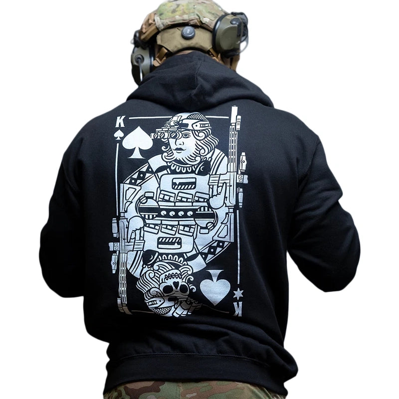 Bluza Hoodie King of Spades Brothers In Arms Black