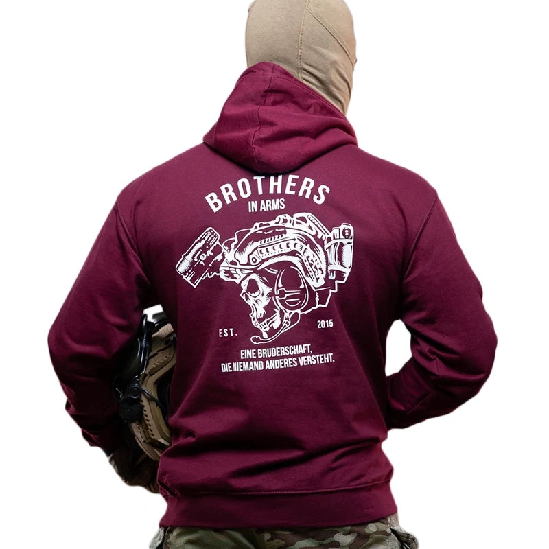 Bluza Team Hoodie Brothers In Arms Bordeaux