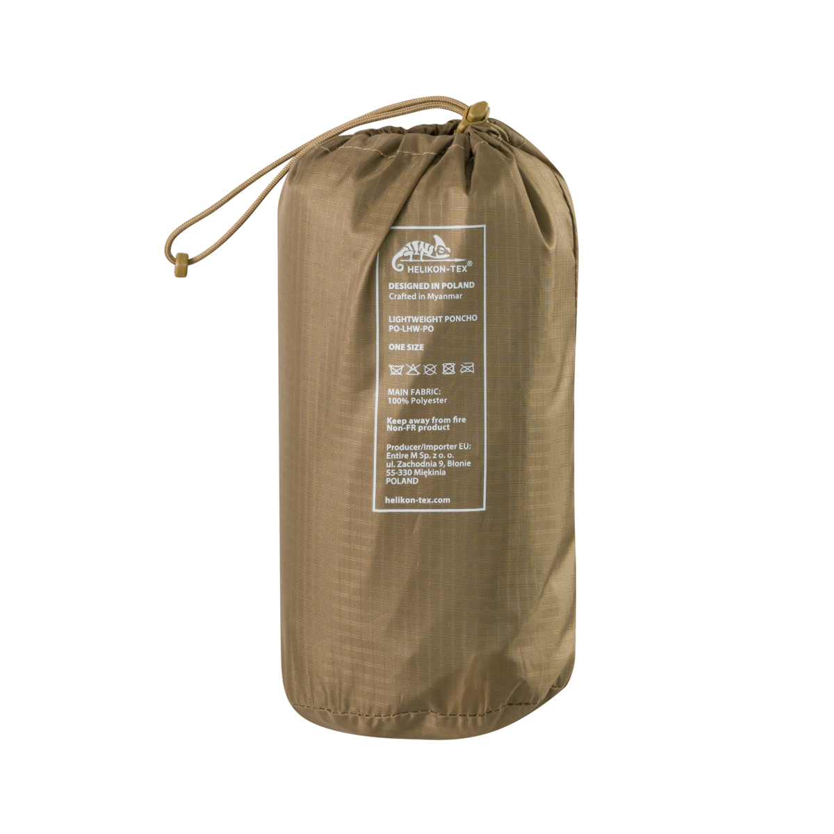 Lightweight Poncho - Earth Brown